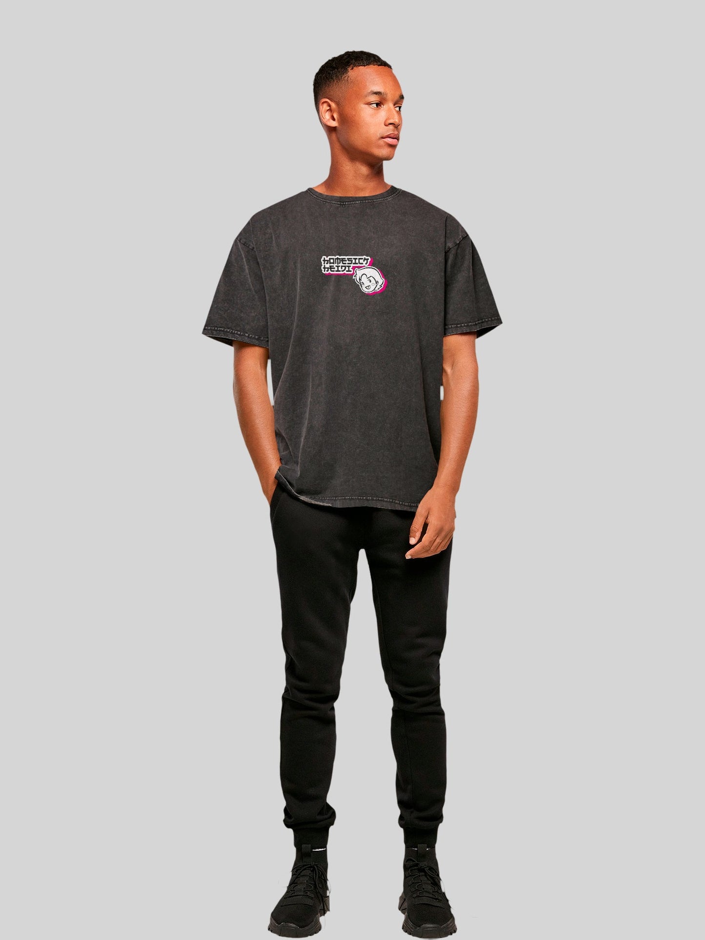 Heidi | Homesick | Acid Washed Oversize Tee