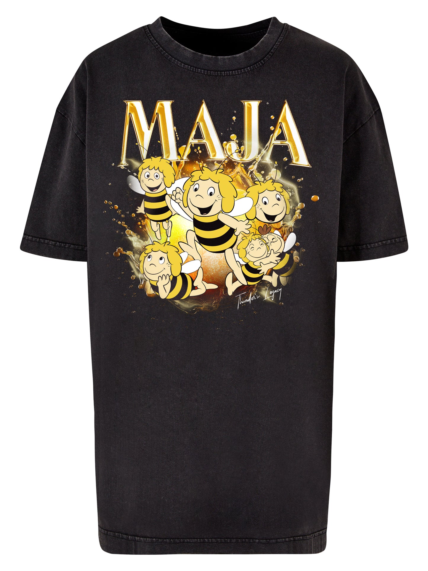 Maja | Thunder's Legacy | Acid Washed Oversize Tee