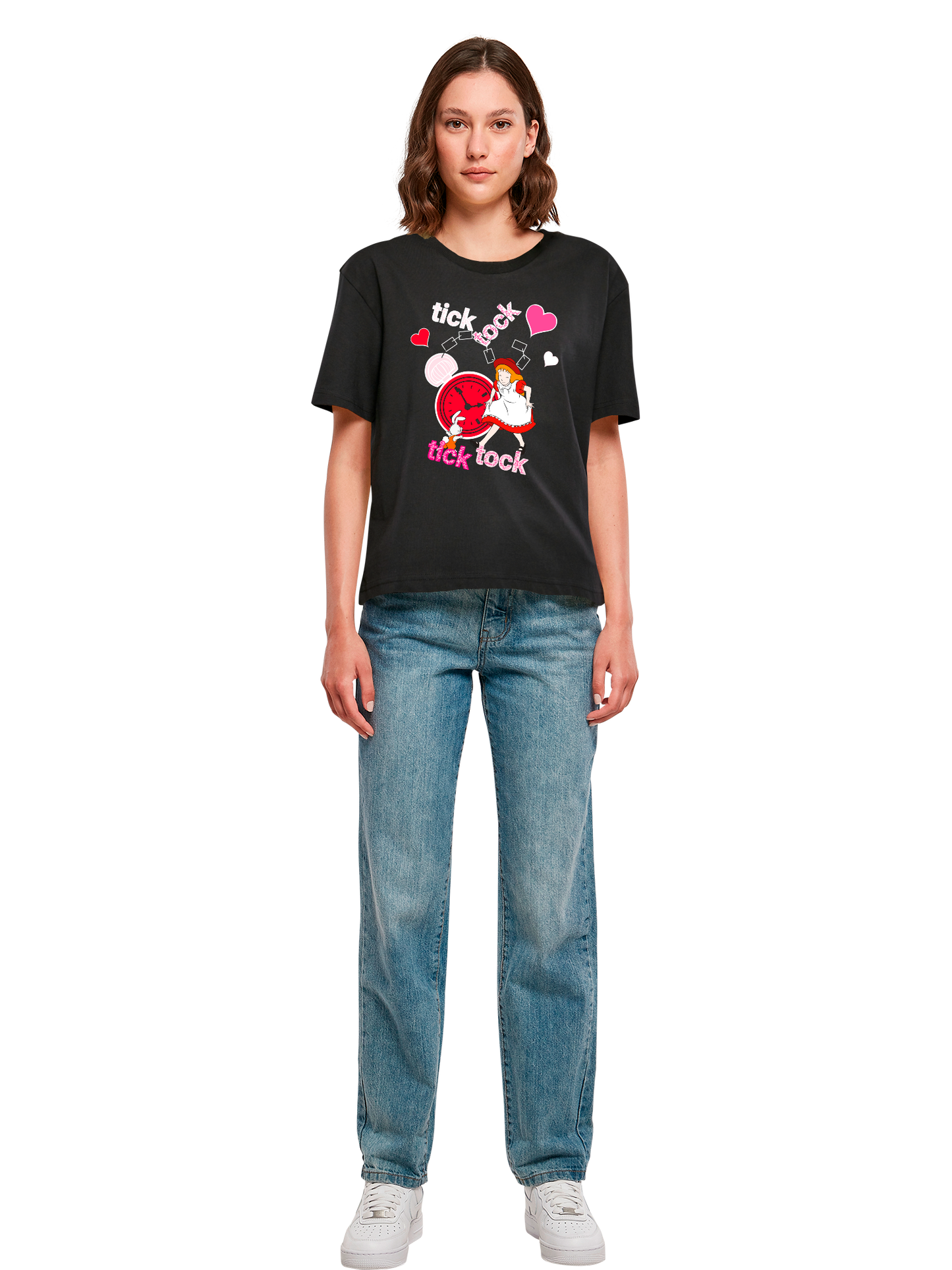 Alice im Wunderland Tick Tock | Heroes of Childhood | Girls Everyday Tee