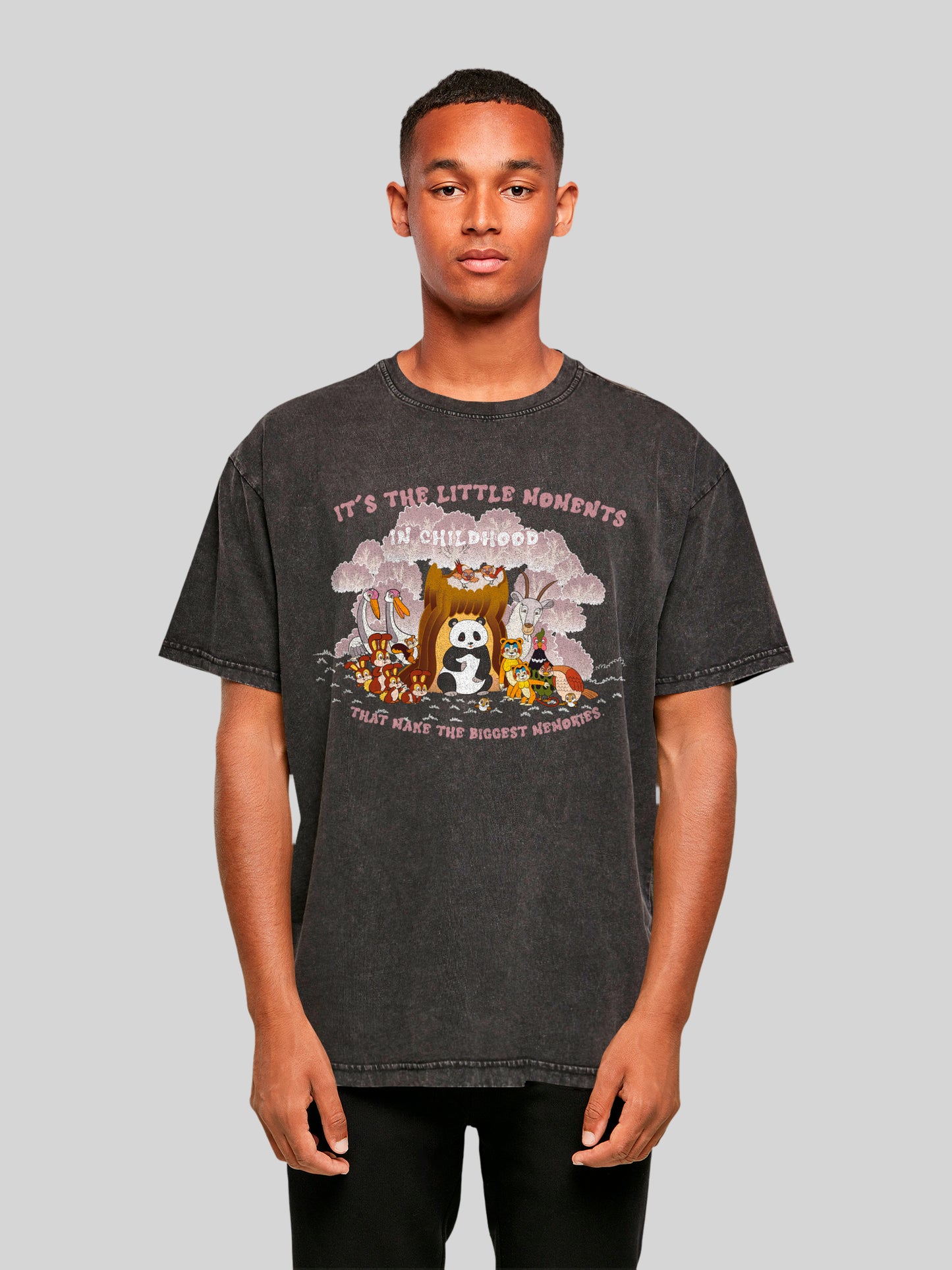 Tao Tao Childhood Memories | Heroes of Childhood | Acid Washed Boys Oversize Tee