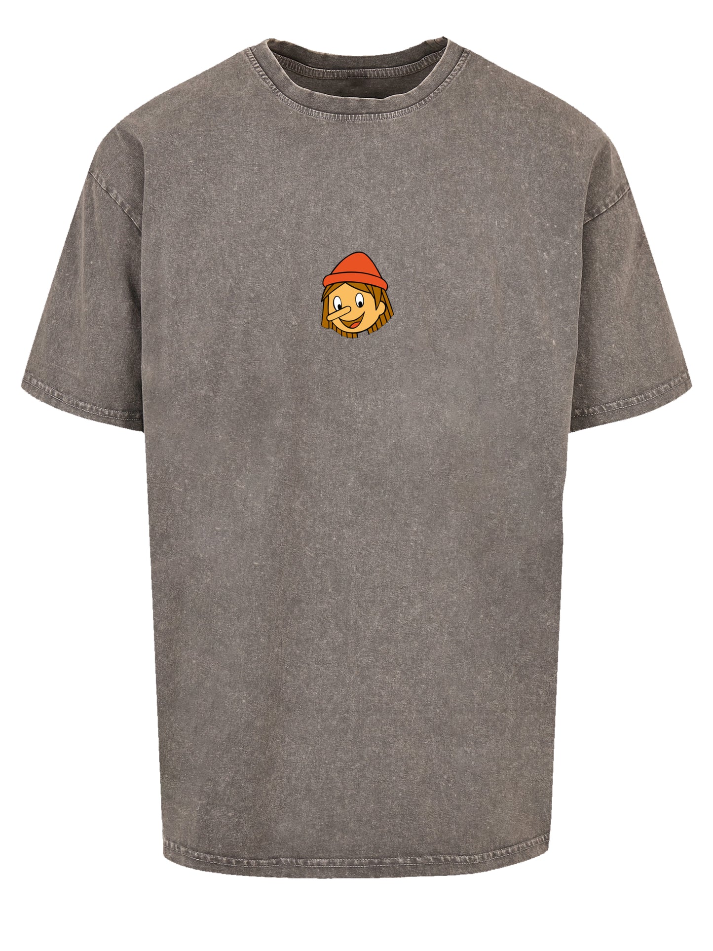 Pinocchio Its A Trap Color | Heroes of Childhood | Acid Washed Boys Oversize Tee