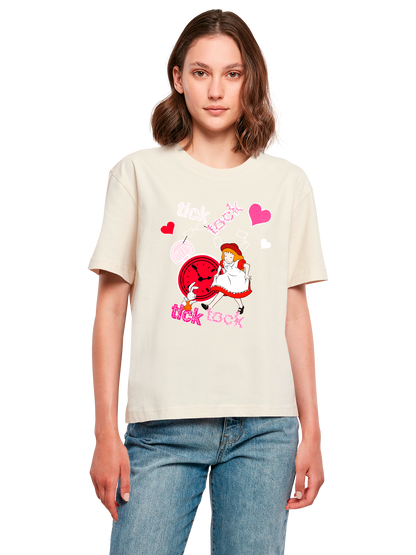 Alice im Wunderland Tick Tock | Heroes of Childhood | Girls Everyday Tee