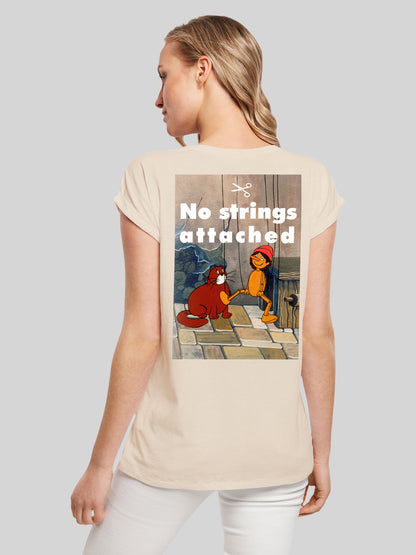 Pinocchio No Strings Attached | Heroes of Childhood | Girls Basic Tee