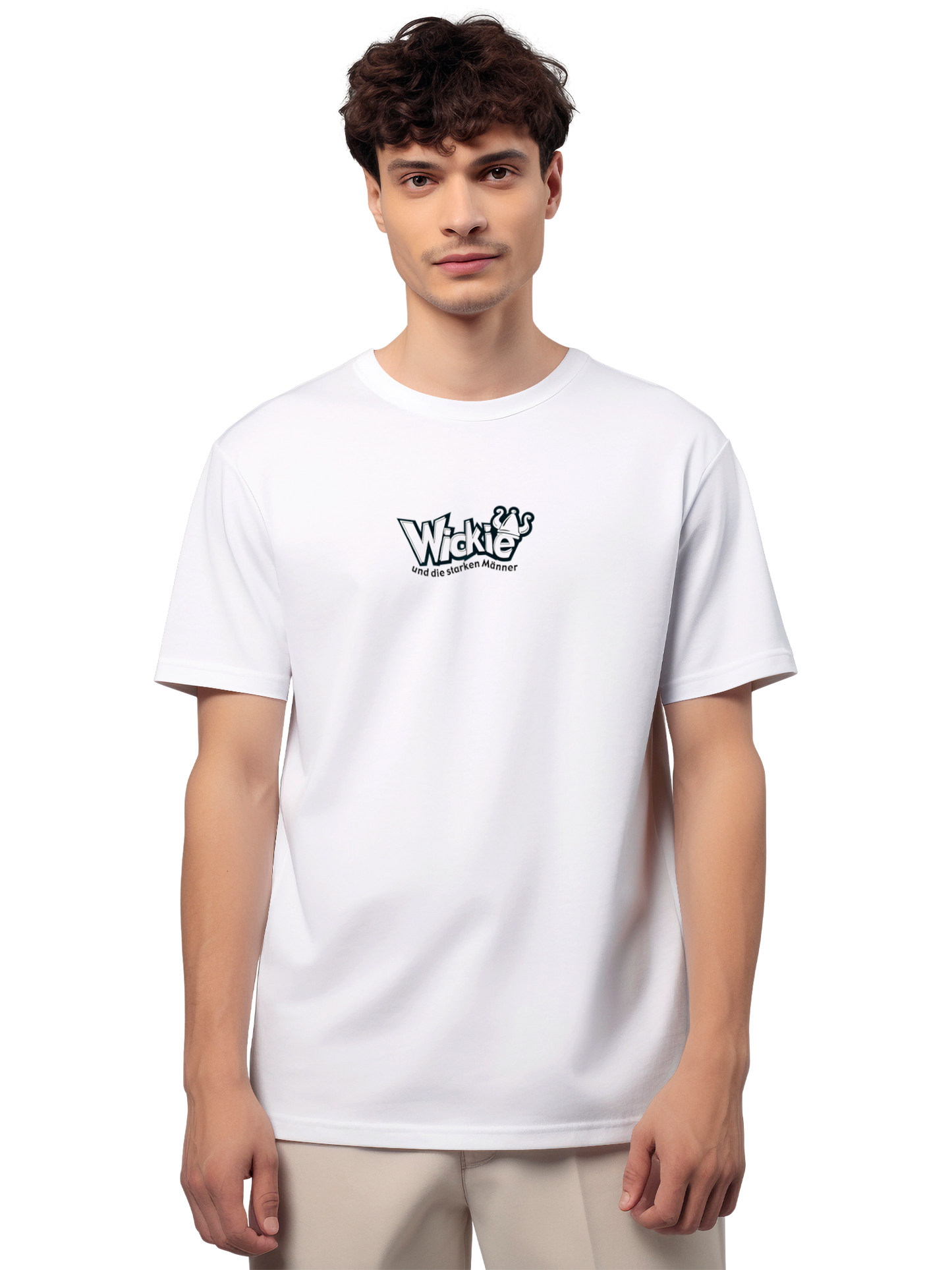 Wickie Wolken Unisex T-Shirt mit Backprint