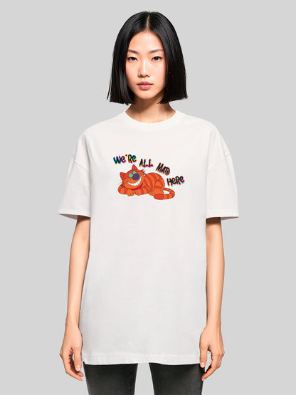 Alice| Mad Here | Boyfriend Tee