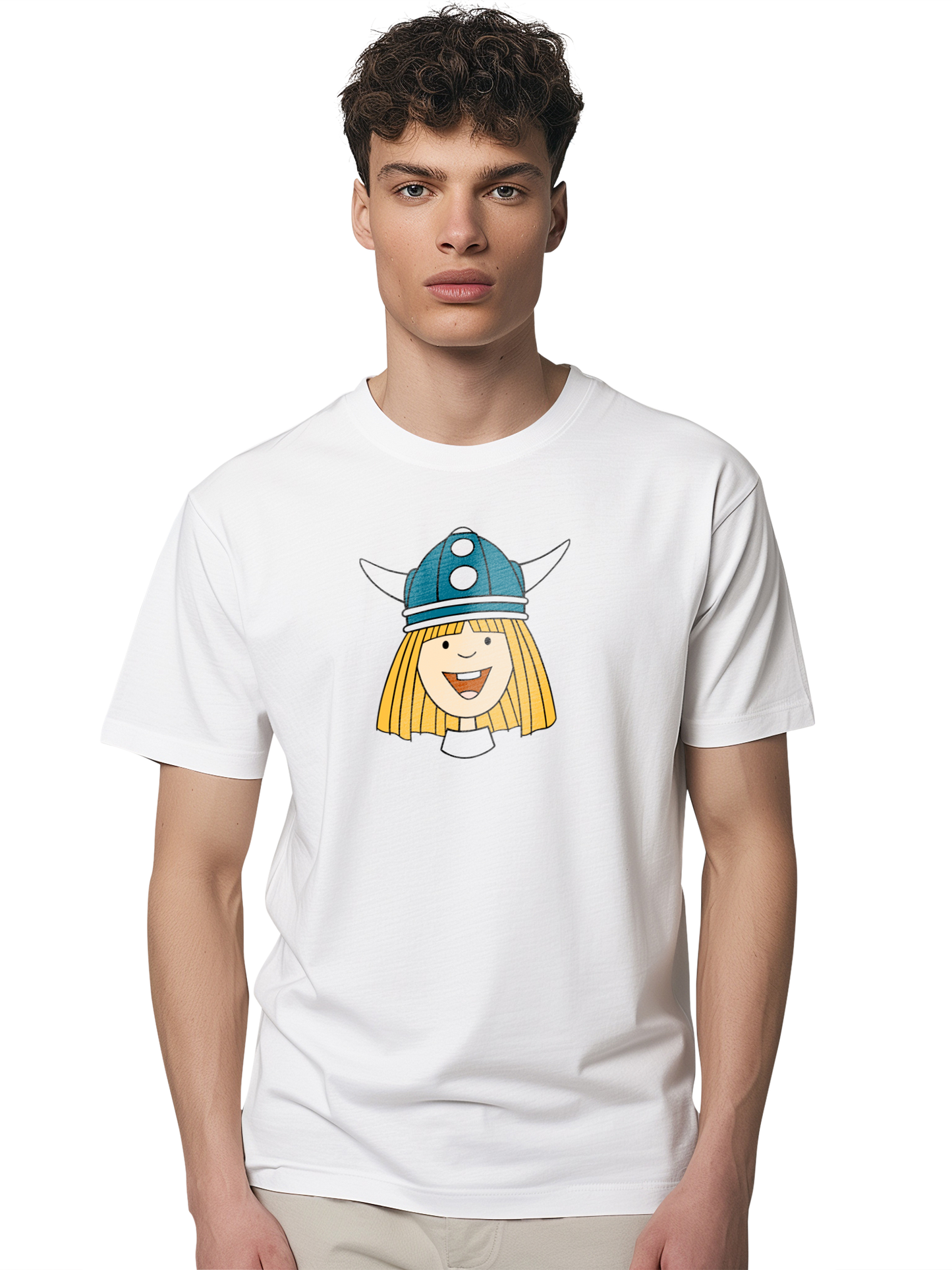 Wickie und die starken Männer Kopf Basic T-Shirt