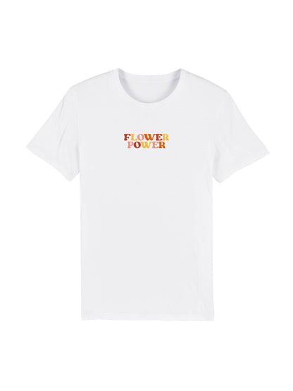 Maja FLOWER POWER Unisex T-Shirt mit Backprint