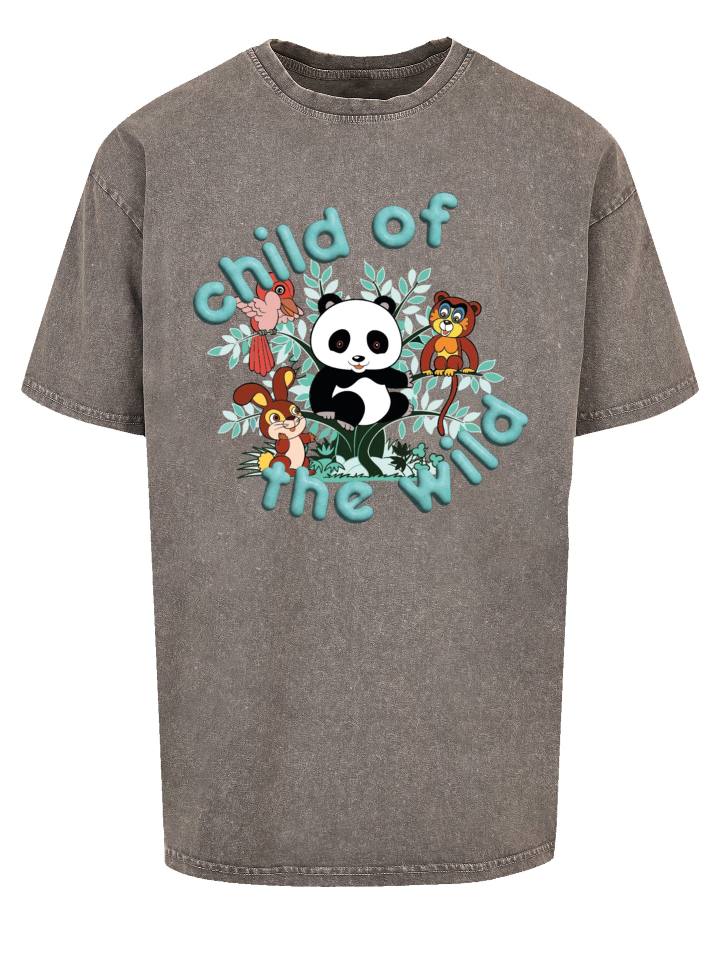 Tao Tao Child Of The Wild | Heroes of Childhood | Acid Washed Boys Oversize Tee