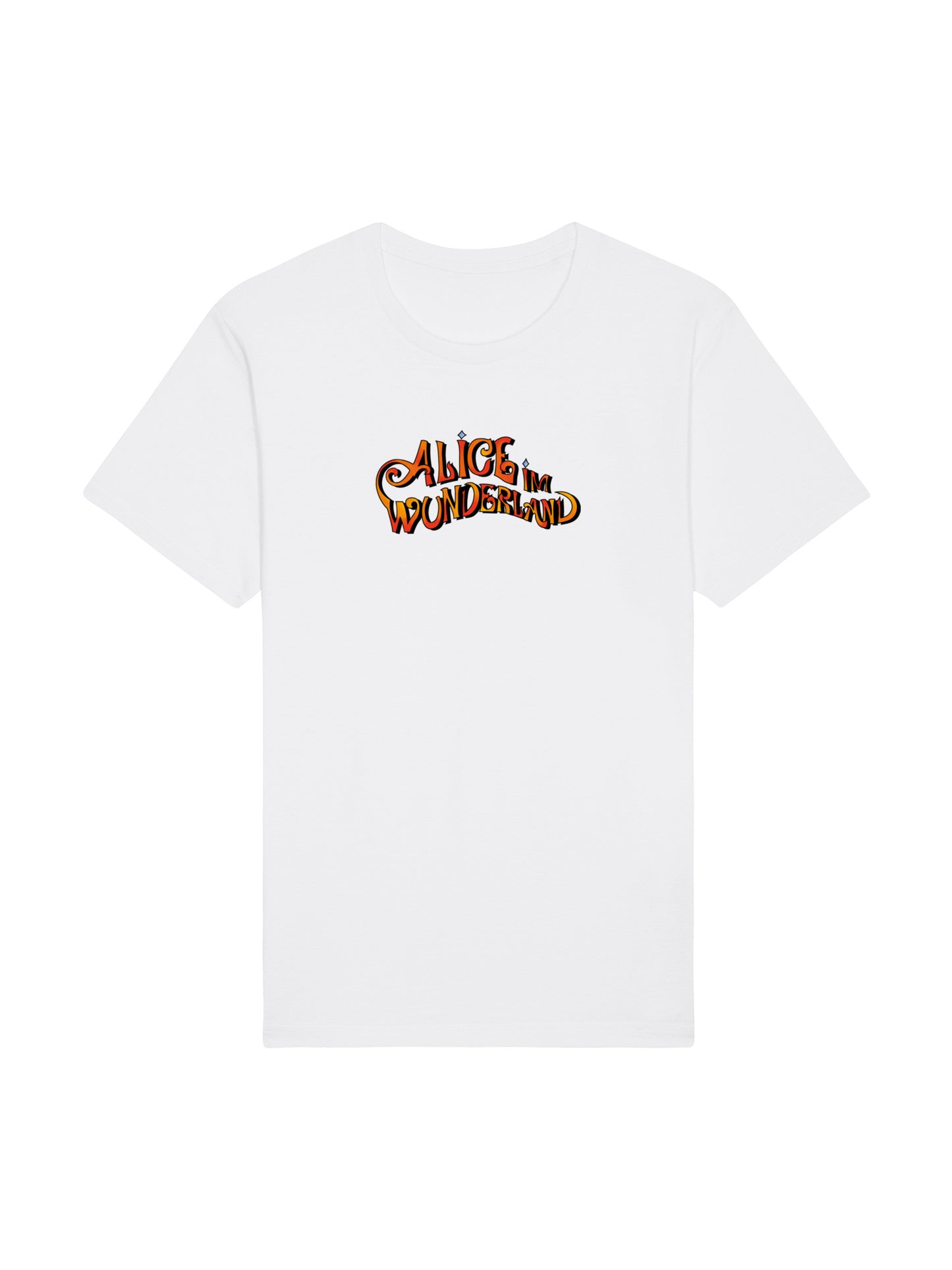 Alice im Wunderland Schriftzug Damen T-Shirt