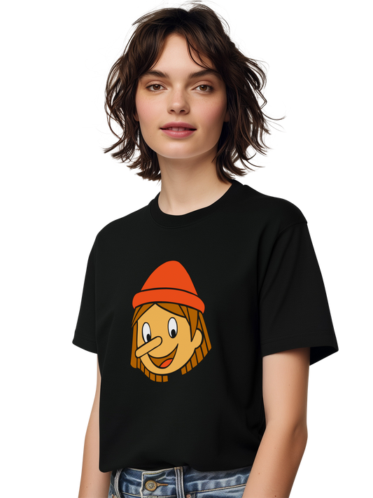 Pinocchio LOGO Kopf Damen T-Shirt