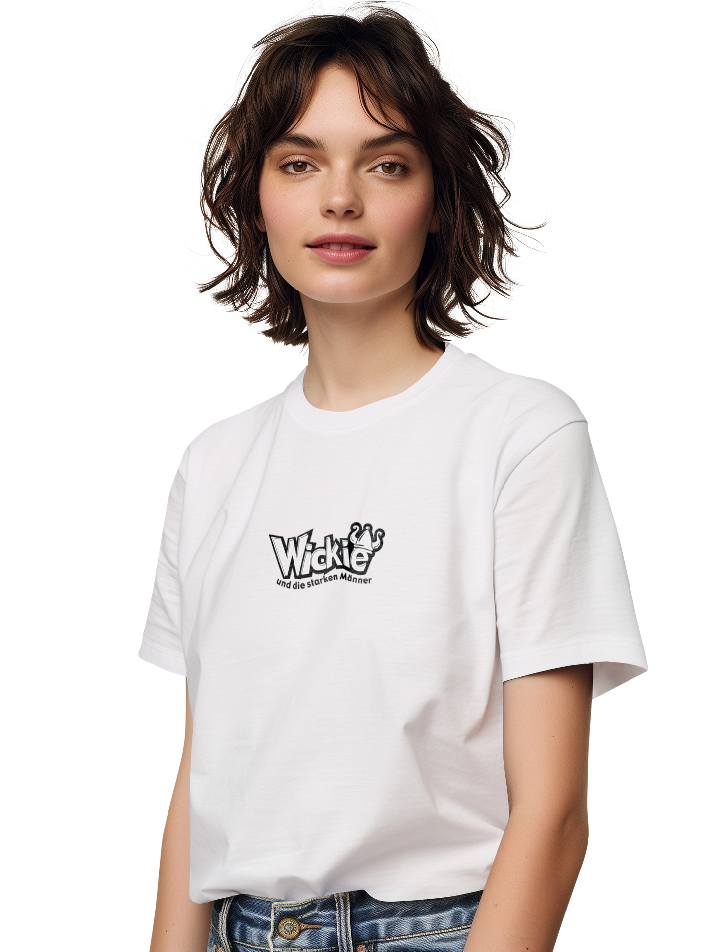 Wickie BADASS Damen T-Shirt mit Backprint