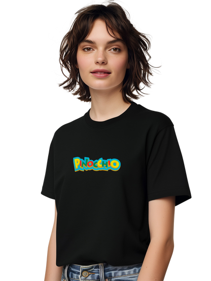 Pinocchio Schriftzug Damen T-Shirt