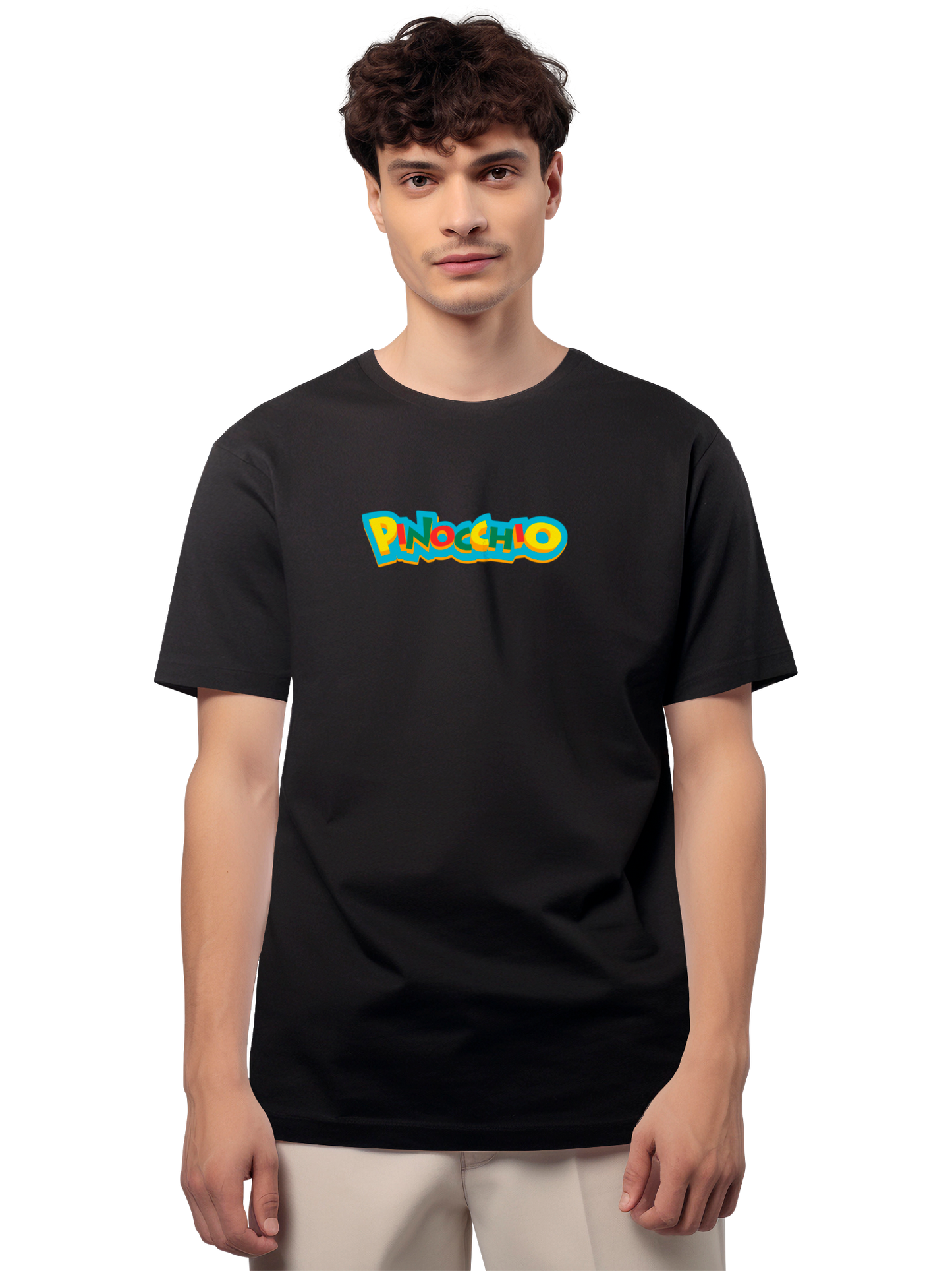 Pinocchio Schriftzug Unisex T-Shirt