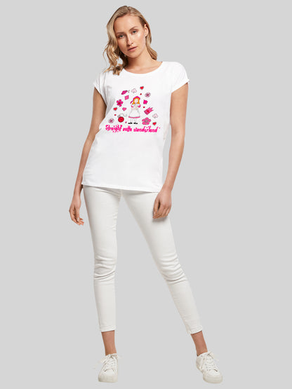 Alice im Wunderland Straight Outta Wonderland | Heroes of Childhood | Girls Basic Tee