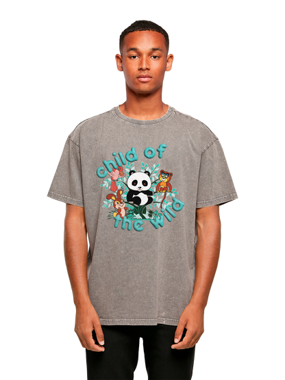 Tao Tao Child Of The Wild | Heroes of Childhood | Acid Washed Boys Oversize Tee