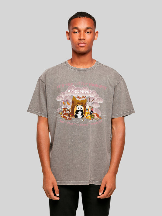 Tao Tao Childhood Memories | Heroes of Childhood | Acid Washed Boys Oversize Tee