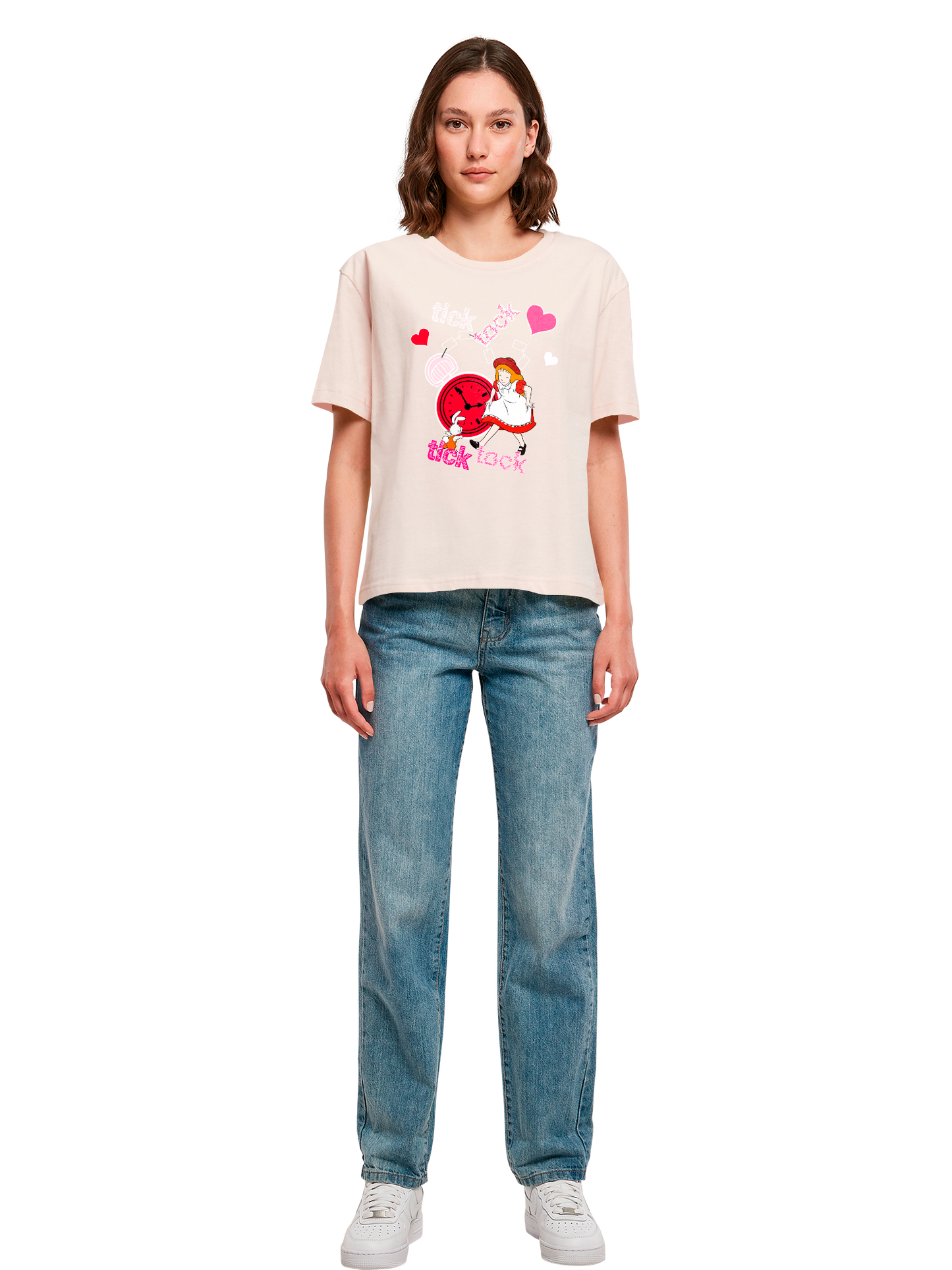 Alice im Wunderland Tick Tock | Heroes of Childhood | Girls Everyday Tee