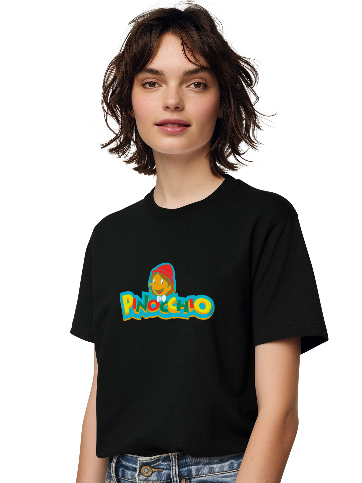 Pinocchio Logo Damen T-Shirt