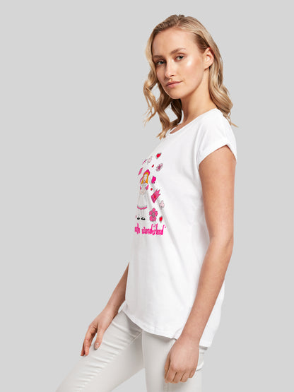 Alice im Wunderland Straight Outta Wonderland | Heroes of Childhood | Girls Basic Tee