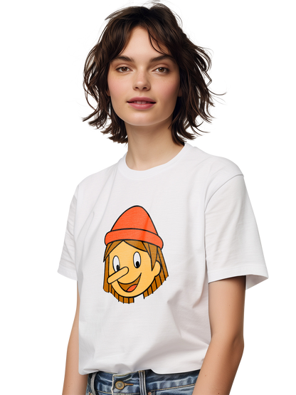 Pinocchio LOGO Kopf Damen T-Shirt