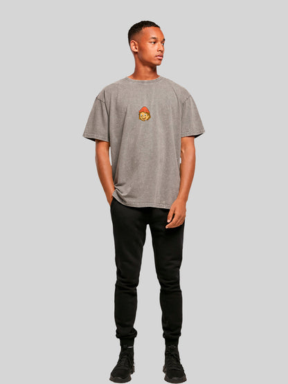 Pinocchio Its A Trap Color | Heroes of Childhood | Acid Washed Boys Oversize Tee