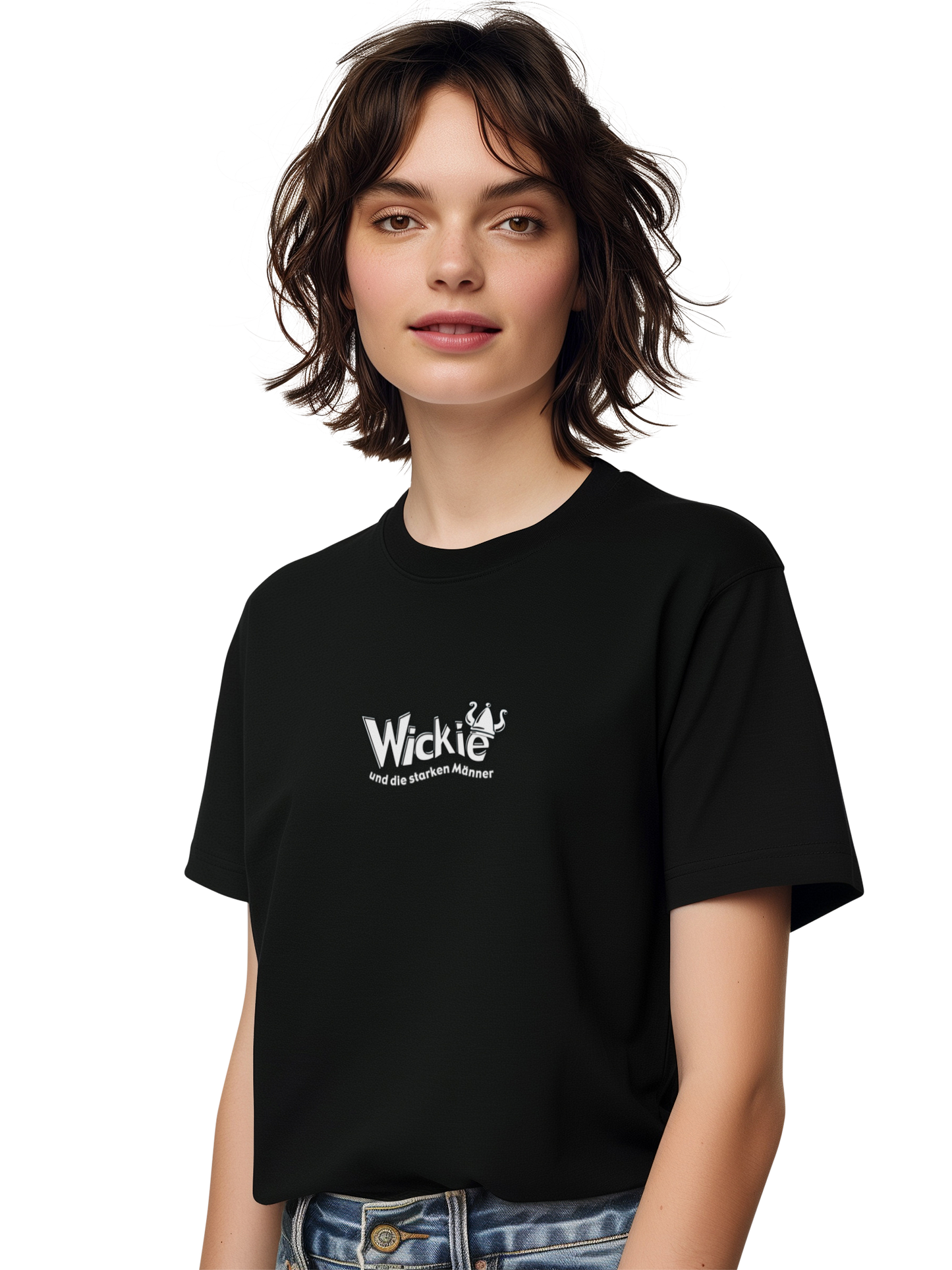 Wickie BADASS Damen T-Shirt mit Backprint