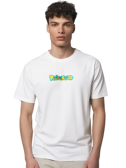 Pinocchio Schriftzug Basic T-Shirt