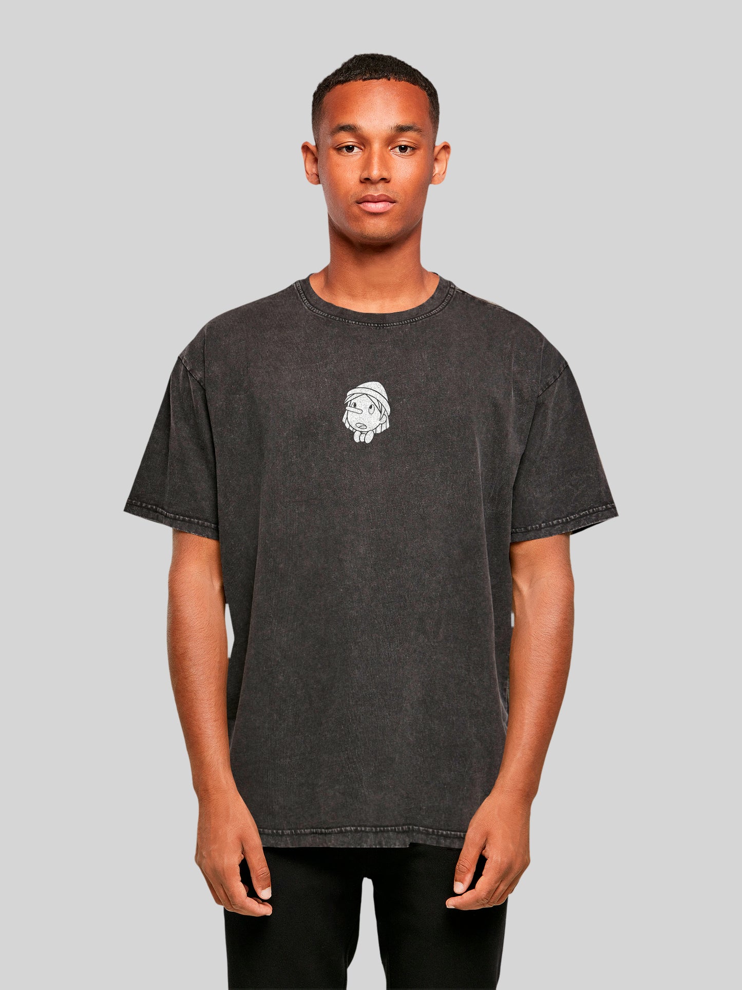 Pinocchio | Dad | Acid Washed Oversize Tee