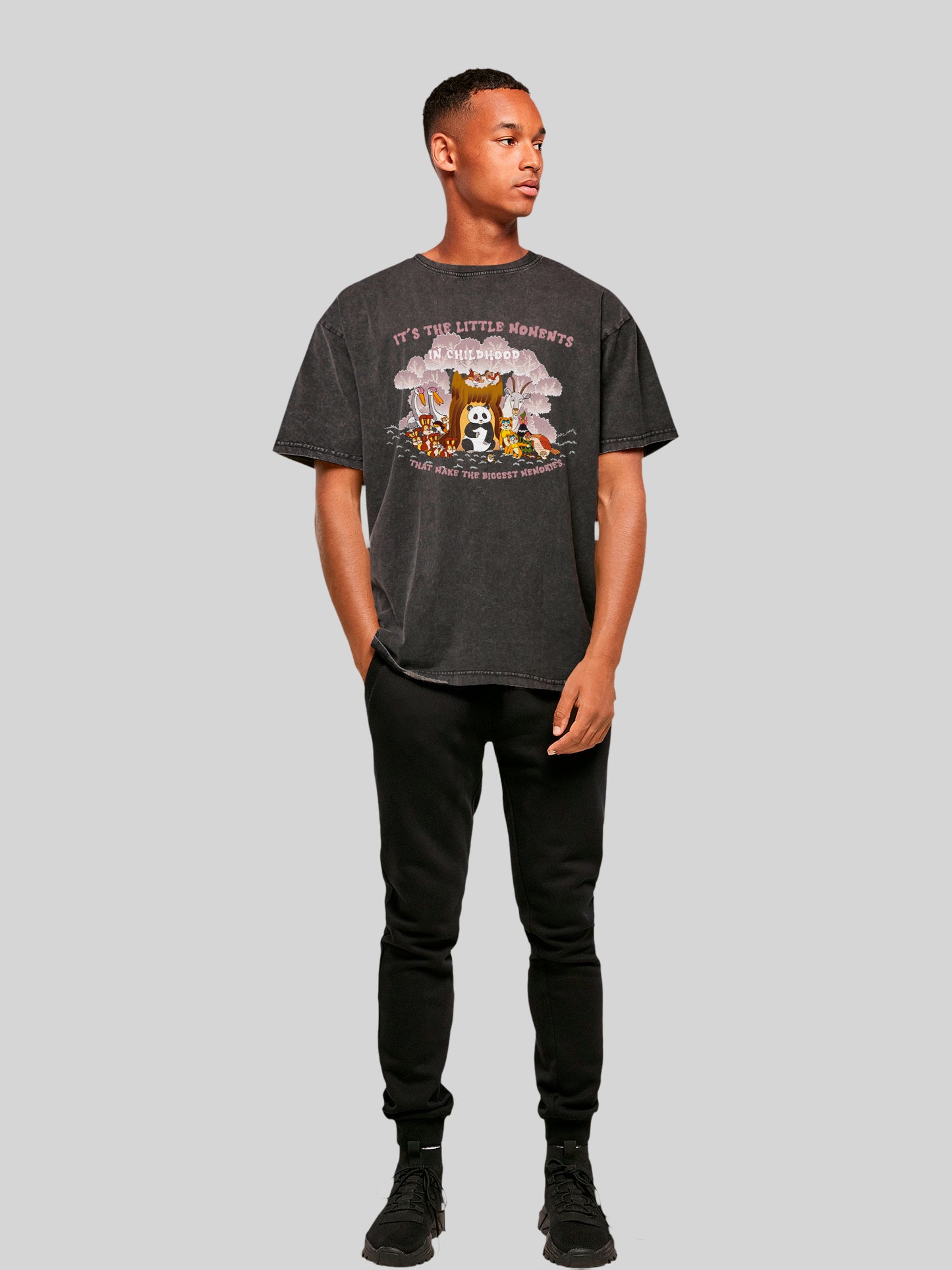 Tao Tao Childhood Memories | Heroes of Childhood | Acid Washed Boys Oversize Tee