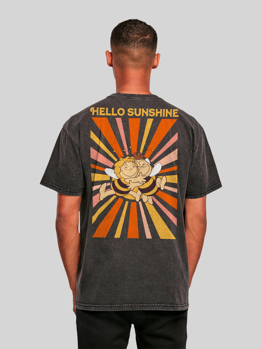 Maja | Hello Sunshine | Acid Washed Oversize Tee