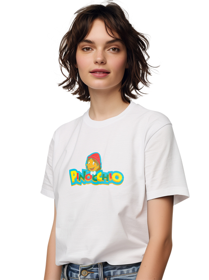 Pinocchio Logo Damen T-Shirt