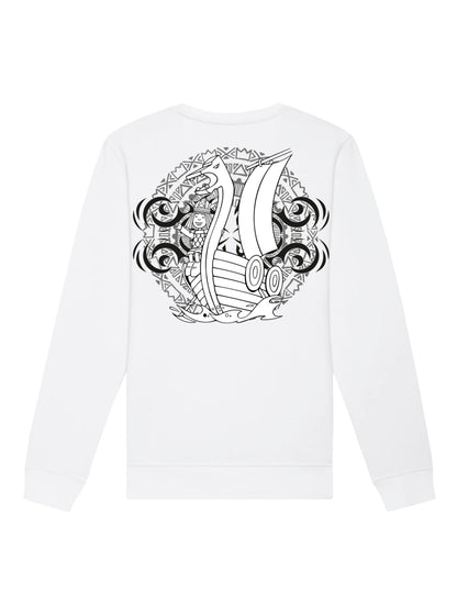 Wickie Logo Unisex Sweatshirt mit Backprint